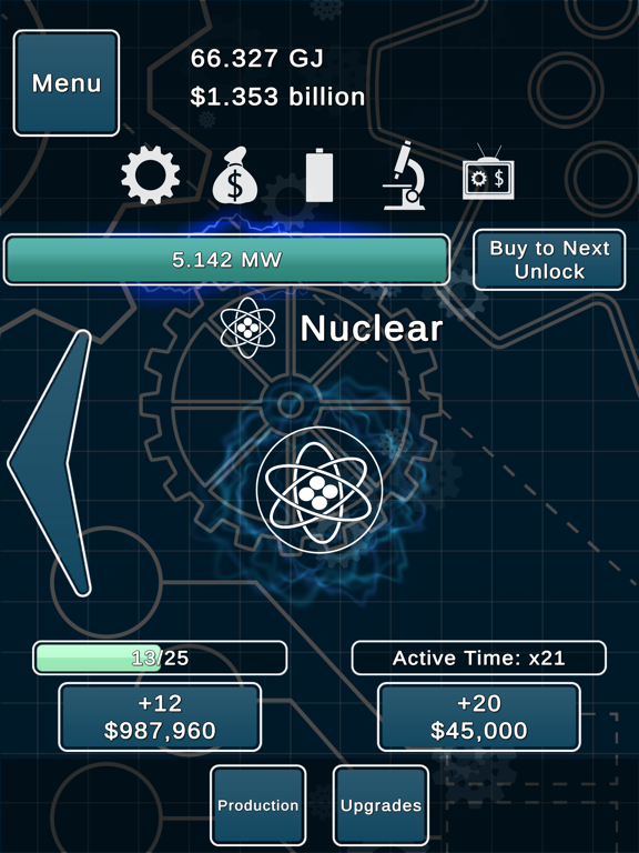 Idle Power - Electric Growth screenshot 3