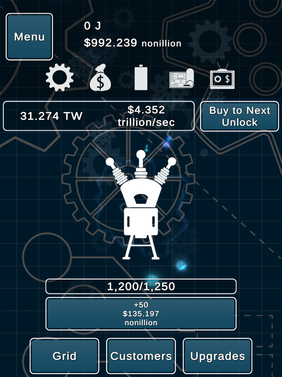 Idle Power - Electric Growth screenshot 2