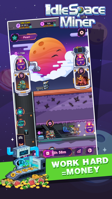 Idle Space Miner - Cash Empire screenshot 5
