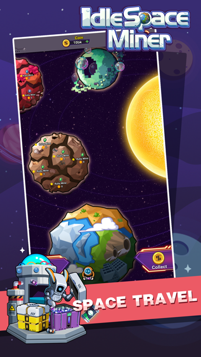 Idle Space Miner - Cash Empire screenshot 1
