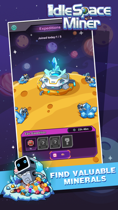 Idle Space Miner - Cash Empire screenshot 3