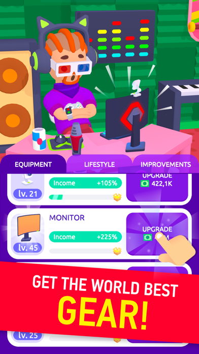 Idle Streamer — Tuber Life screenshot 3