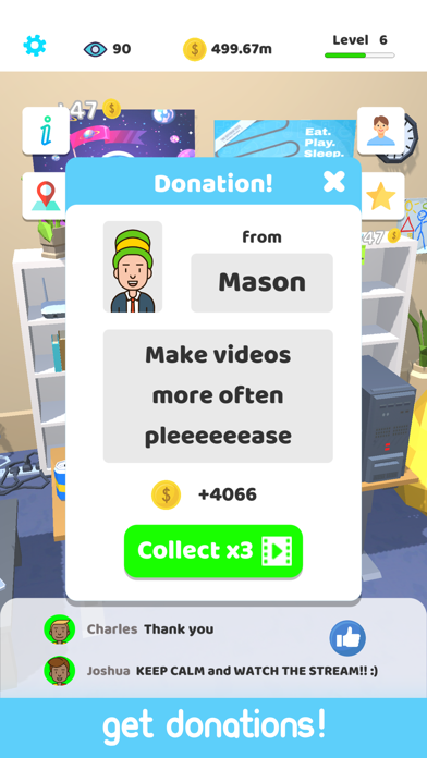 Idle Streamer! screenshot 2