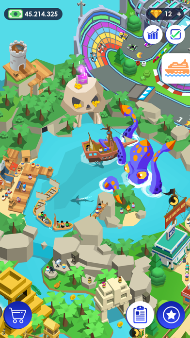 Idle Theme Park - Tycoon Game screenshot 1