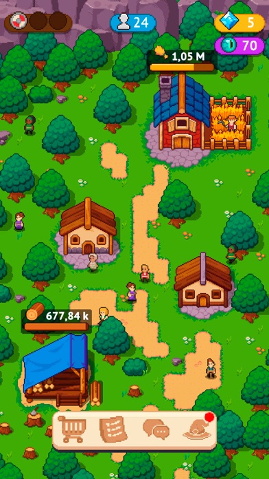 Idle Town Master - Pixel Game screenshot 1