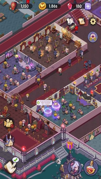 Idle Vampire: Twilight School screenshot 1