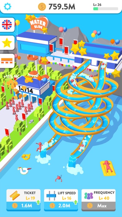 Idle Water Slide screenshot 4