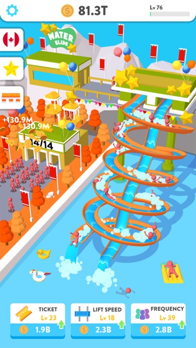 Idle Water Slide screenshot 1