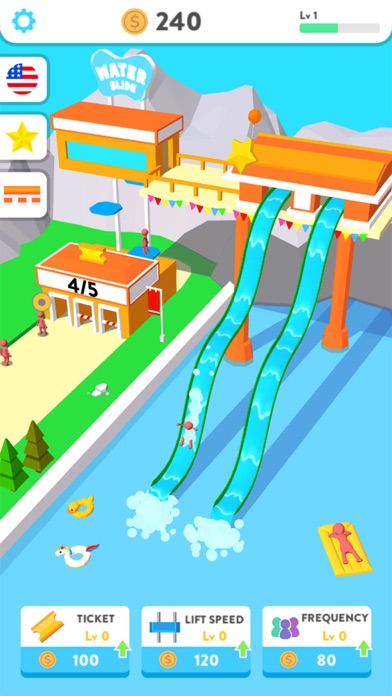 Idle Water Slide screenshot 5