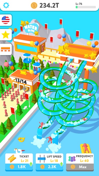 Idle Water Slide screenshot 2