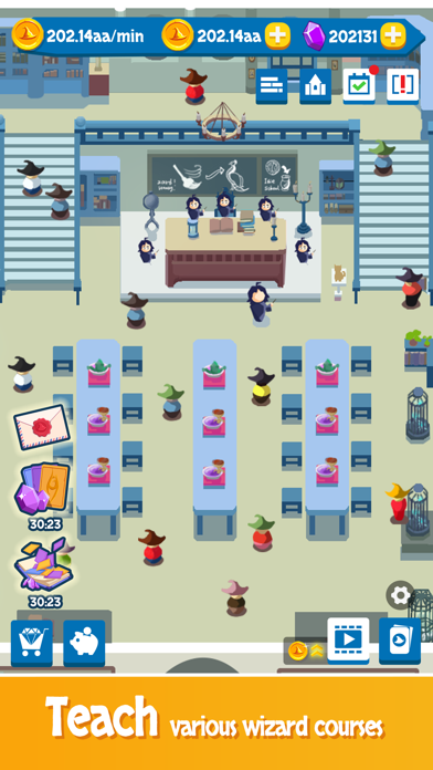 Idle Wizard School - Idle Game screenshot 2
