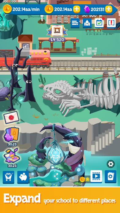 Idle Wizard School - Idle Game screenshot 1