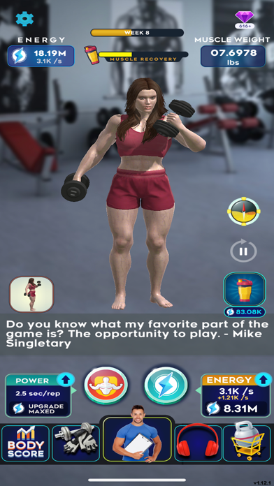 Idle Workout ! screenshot 1