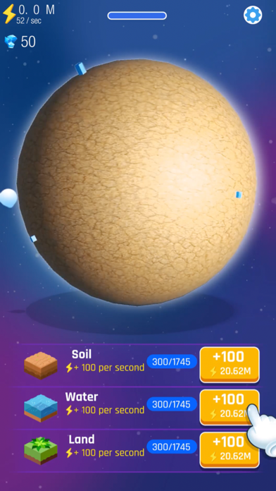 Idle World - Planet Miner screenshot 4