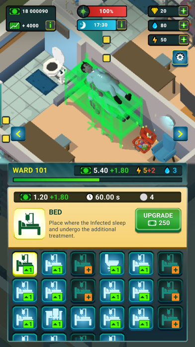 Idle Zombie Hospital Tycoon screenshot 1