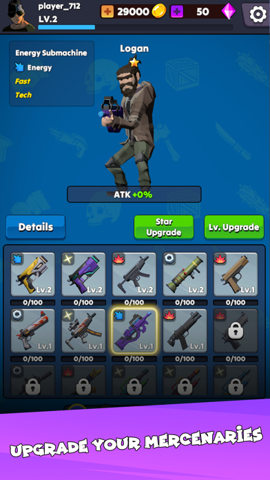 Idle Zombie Wave: Survival TD screenshot 2