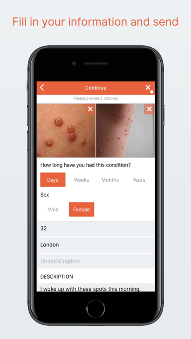 iDoc24 - Ask a dermatologist screenshot 3