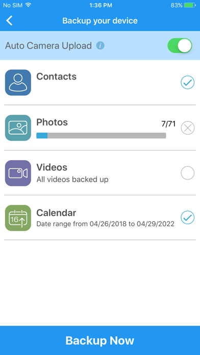 IDrive Online Backup screenshot 3