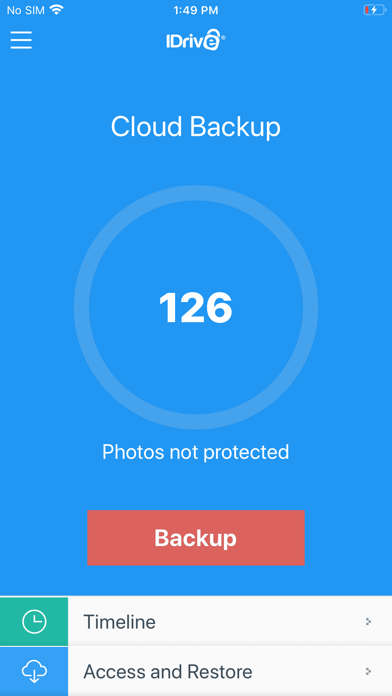 IDrive Online Backup screenshot 4