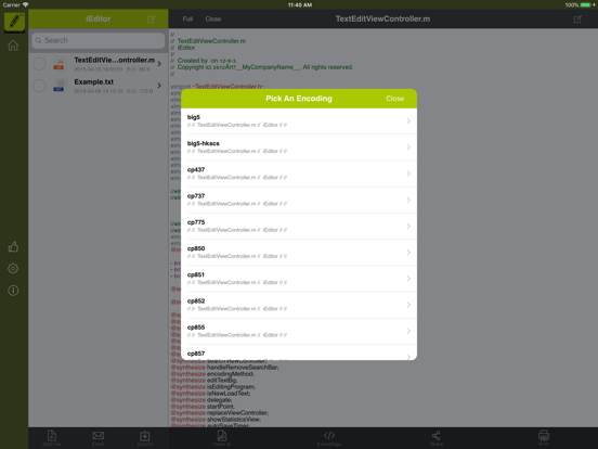 iEditor – Text Code Editor screenshot 5