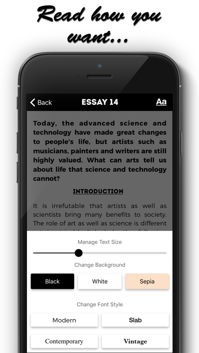 IELTS Essays screenshot 1