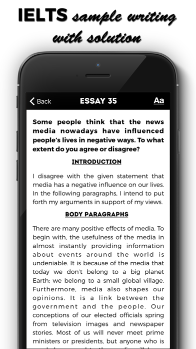 IELTS Essays screenshot 2