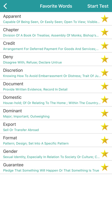 IELTS Vocab Quick Study screenshot 2