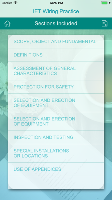 IET Wiring Regulation 18th Ed screenshot 2