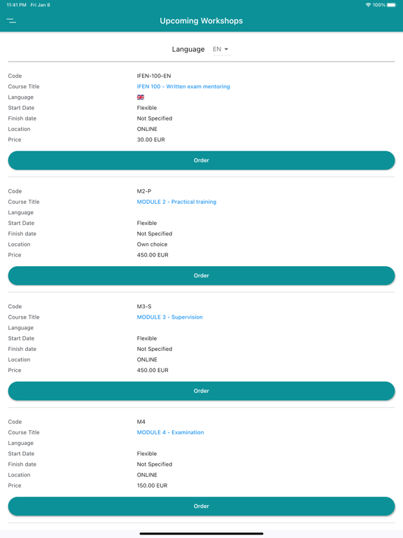 IFEN Learning Portal screenshot 8