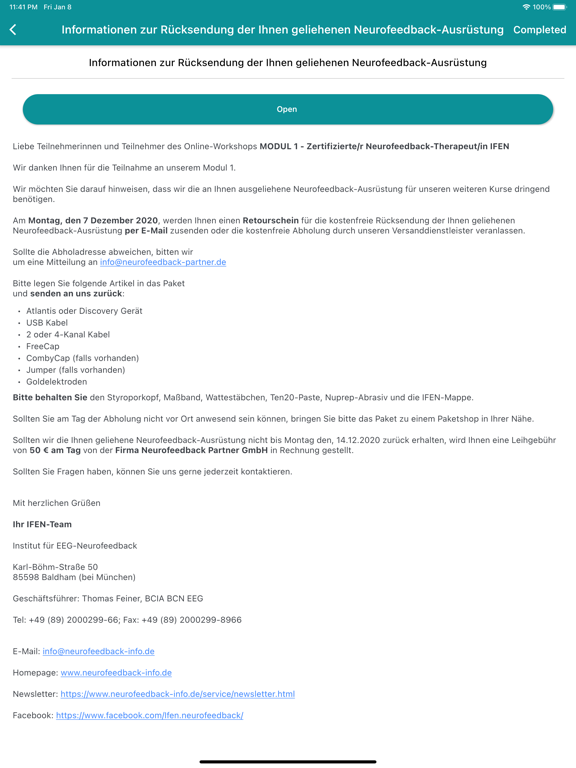 IFEN Learning Portal screenshot 5