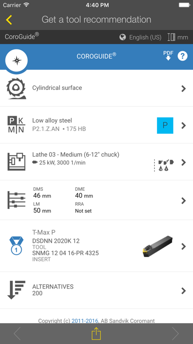 Ifind - Sandvik Coromant screenshot 5