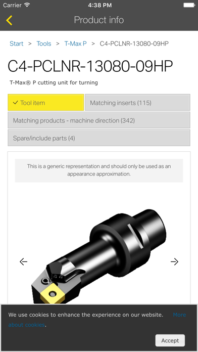 Ifind - Sandvik Coromant screenshot 6