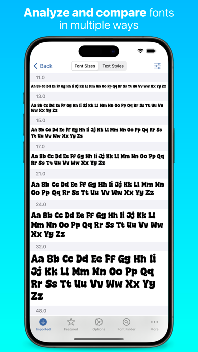 iFont: find, install any font screenshot 1