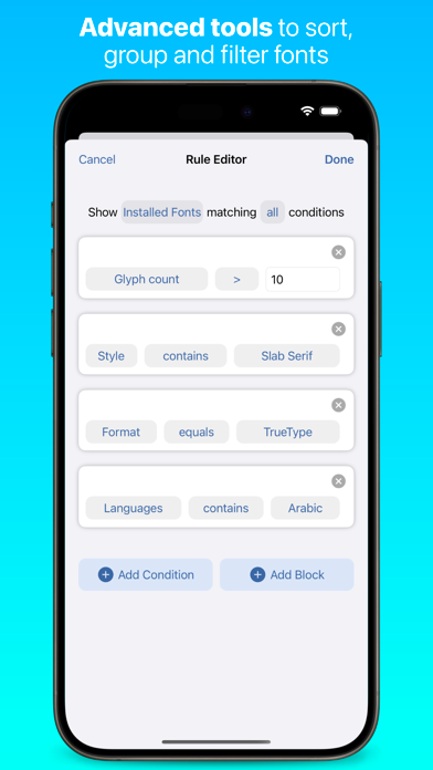 iFont: find, install any font screenshot 2