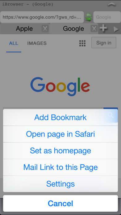 iFox Browser screenshot 2