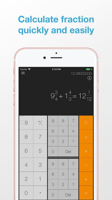 iFraction Calculator screenshot 5