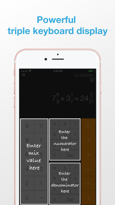 iFraction Calculator screenshot 2