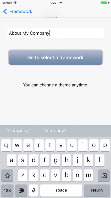 iFramework screenshot 3