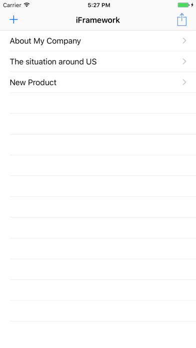 iFramework screenshot 2