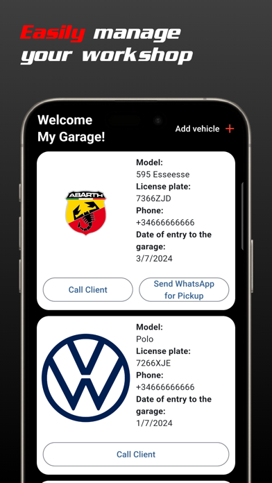 iGarage: Workshop Manager screenshot 4