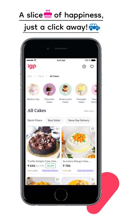 IGP: Gifts, Flowers & Cakes screenshot 5