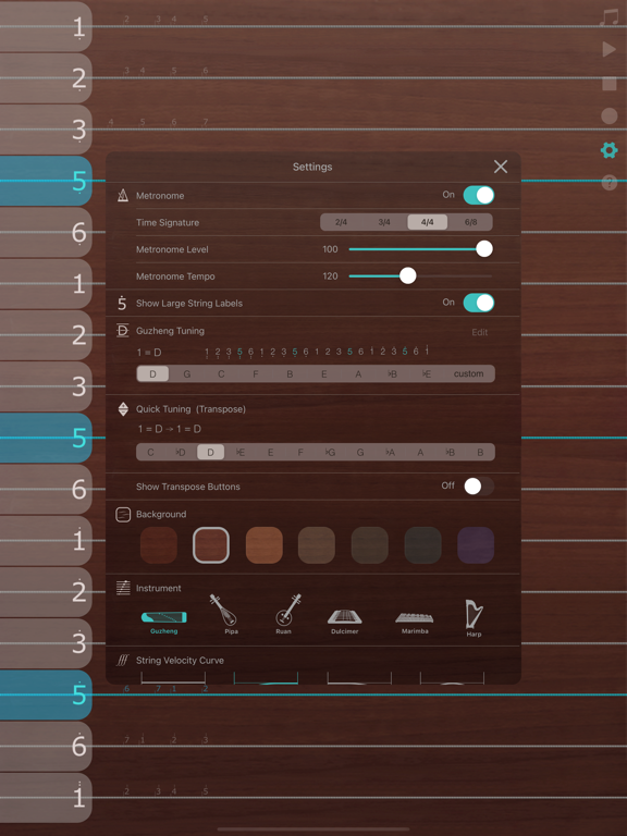 iGuzheng⁺ - Pro version screenshot 5