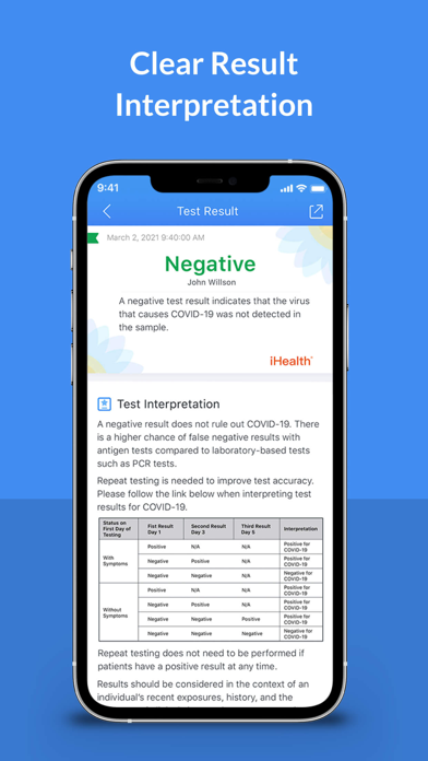 iHealth COVID-19 Test screenshot 3