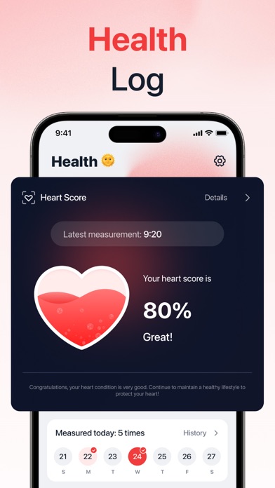 iHeart-Pulse Rate Monitor App. screenshot 5