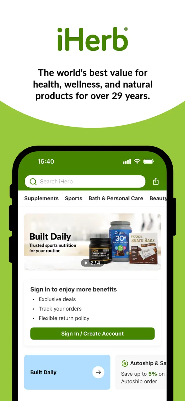 iHerb: Vitamins & Supplements screenshot 3