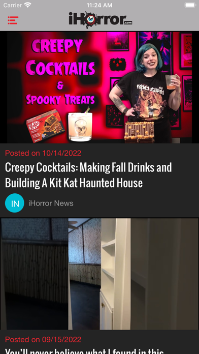 iHorror - Horror Movie News screenshot 1