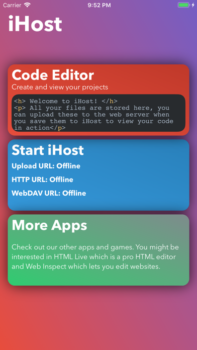 iHost - HTML Live screenshot 3