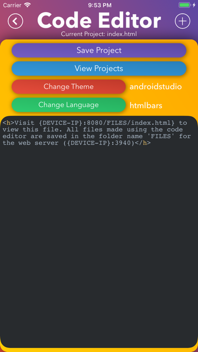 iHost - HTML Live screenshot 2