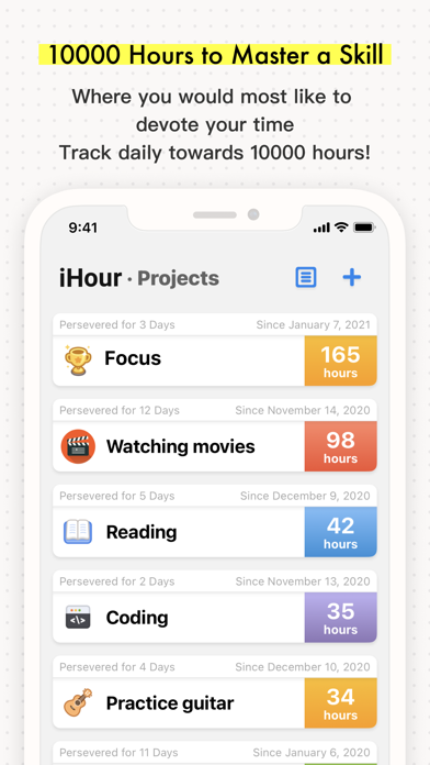 iHour - Focus Time Tracker screenshot 4