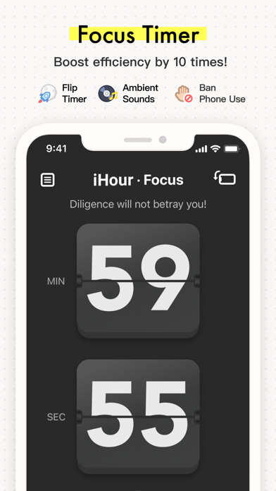 iHour - Focus Time Tracker screenshot 1